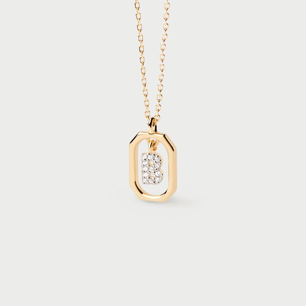 Collana con Lettera B Mini – PD Paola CO01-513