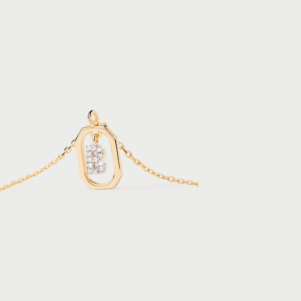 Collana con Lettera B Mini – PD Paola CO01-513