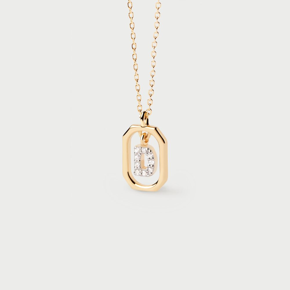 Collana con Lettera D Mini – PD Paola CO01-515