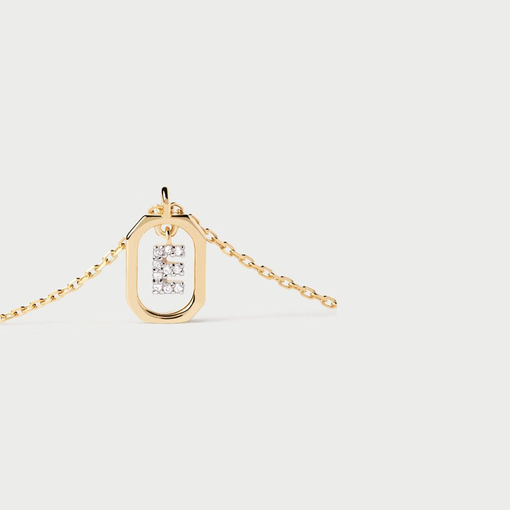Collana con Lettera E Mini – PD Paola CO01-516