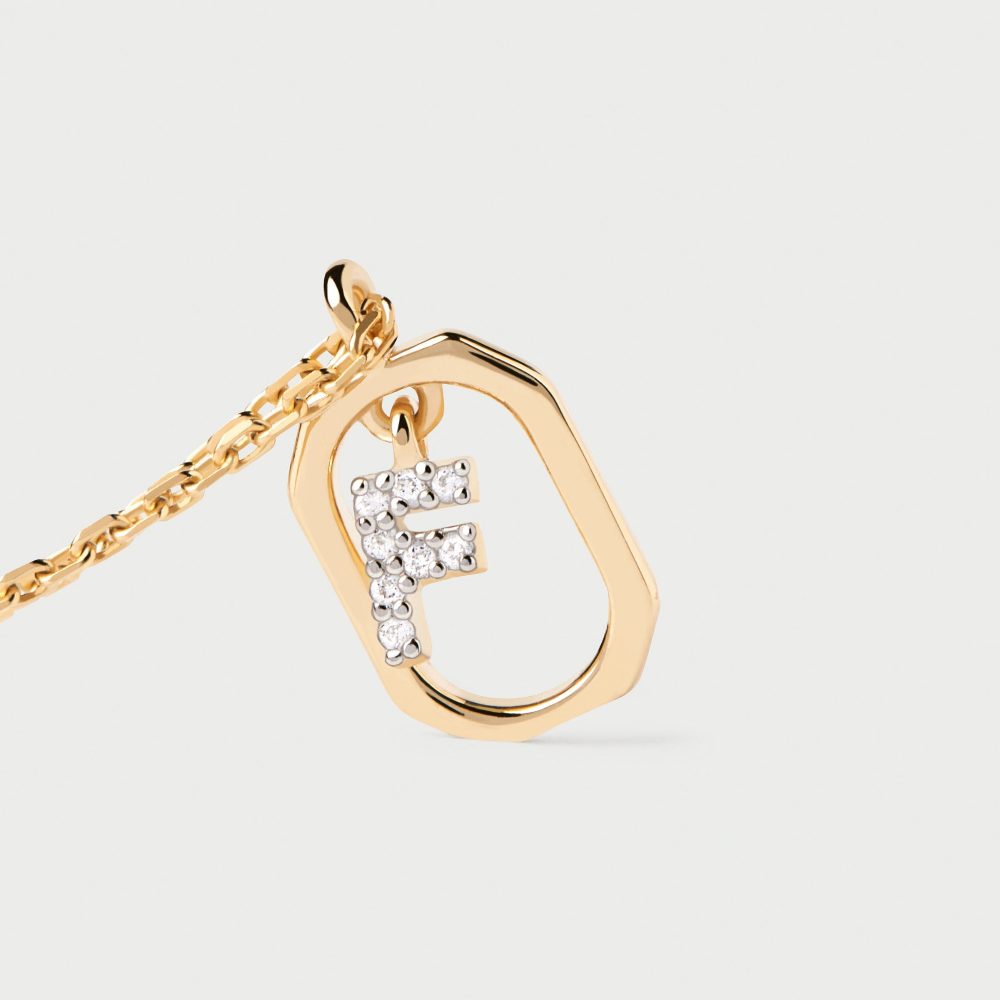 Collana con Lettera F Mini – PD Paola CO01-517