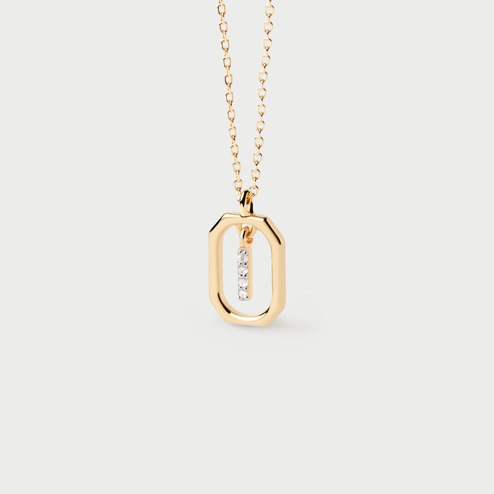 Collana con Lettera I Mini – PD Paola CO01-520