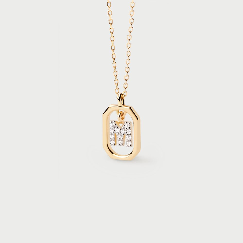 Collana con Lettera M Mini – PD Paola CO01-524