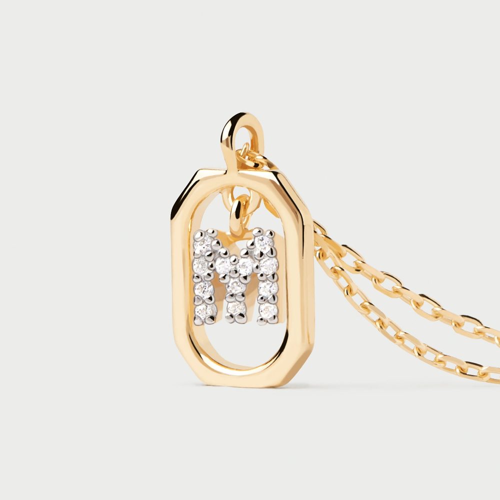 Collana con Lettera M Mini – PD Paola CO01-524