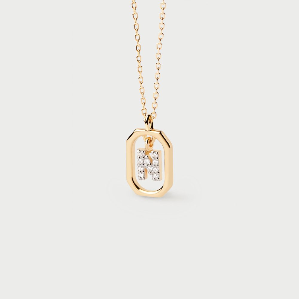 Collana con Lettera N Mini – PD Paola CO01-525