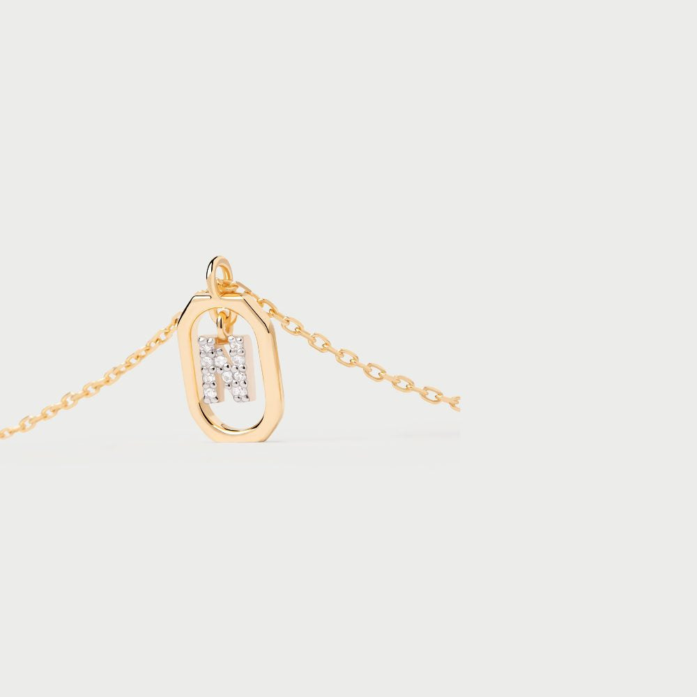 Collana con Lettera N Mini – PD Paola CO01-525