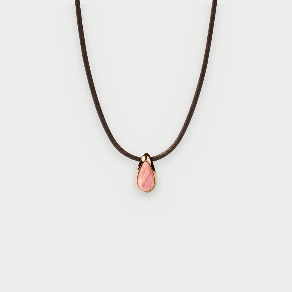Collana a Cordino Luna con Rodocrosite – PD Paola CO01-B49
