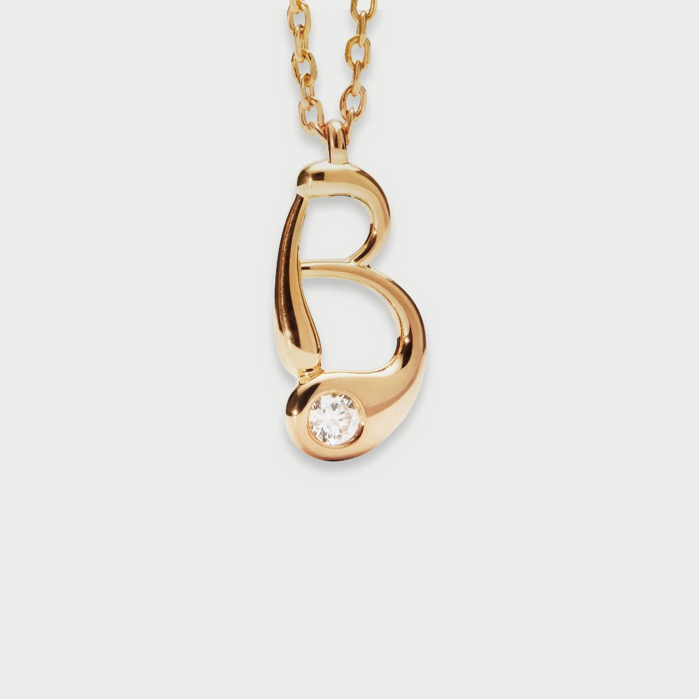 Collana con Pendente Iniziale B – PD Paola CO01-B75