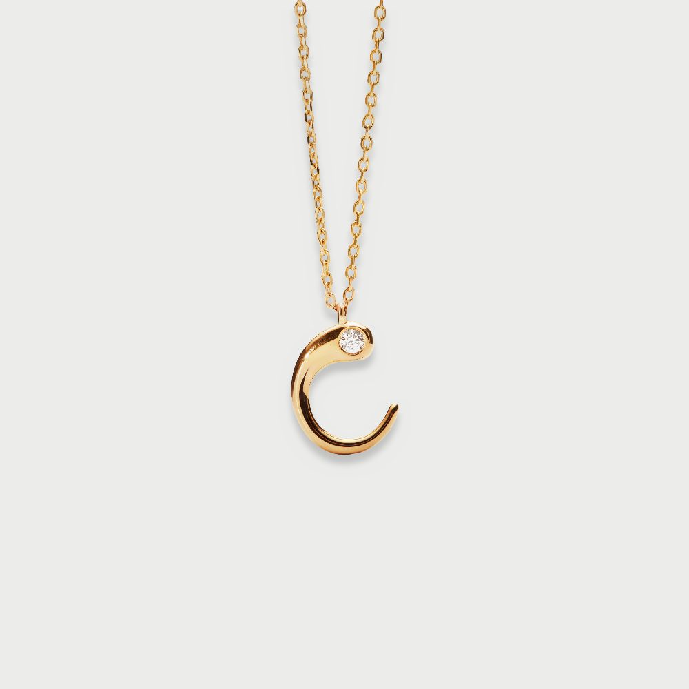 Collana con Pendente Iniziale C – PD Paola CO01-B76