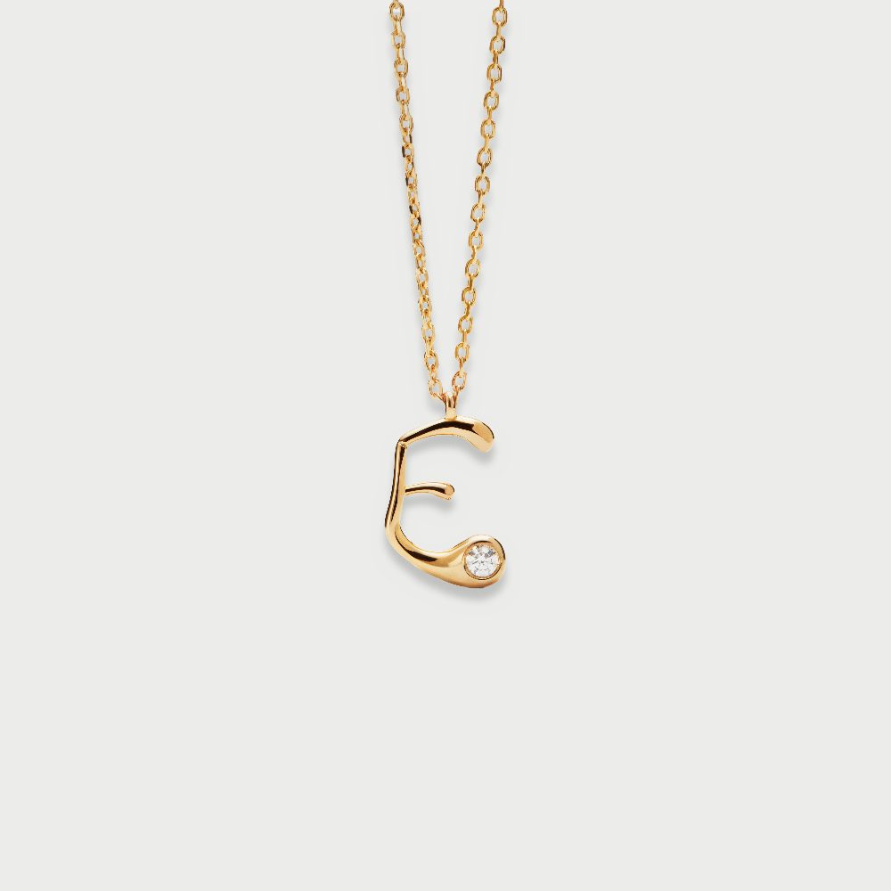 Collana con Pendente Iniziale E – PD Paola CO01-B78