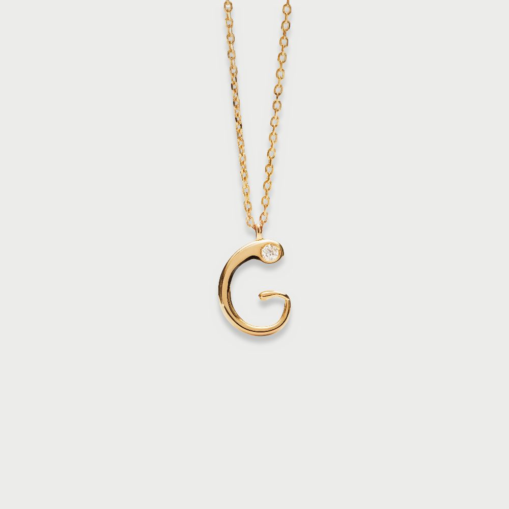 Collana con Pendente Iniziale G – PD Paola CO01-B80
