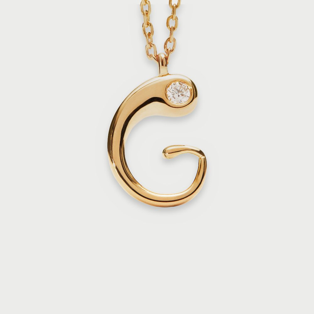 Collana con Pendente Iniziale G – PD Paola CO01-B80