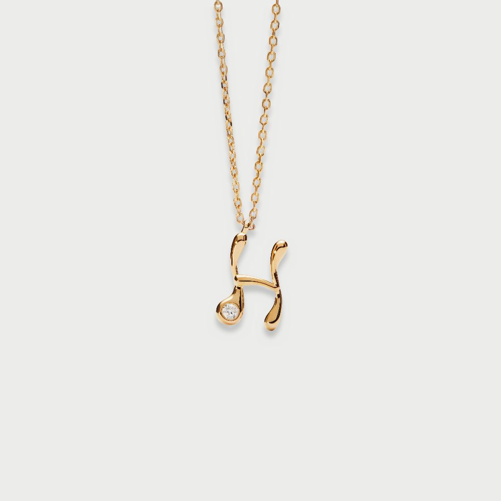 Collana con Pendente Iniziale H – PD Paola CO01-B81