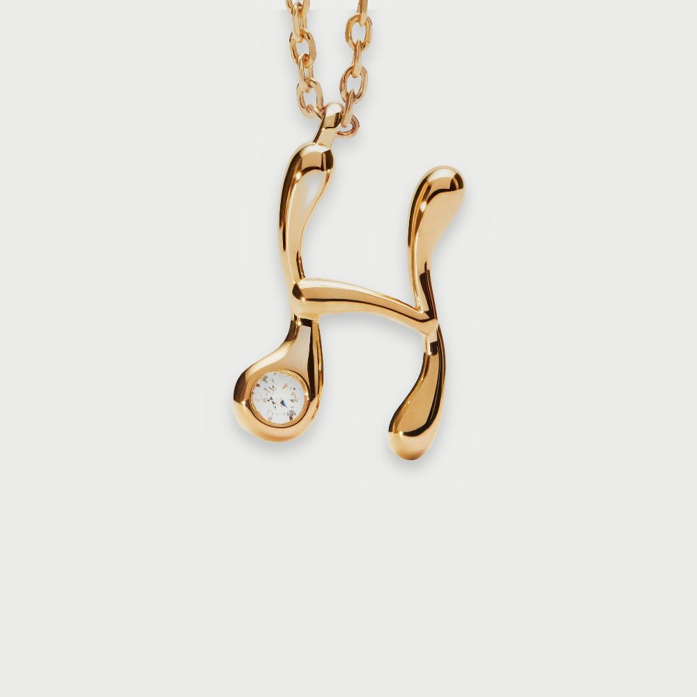 Collana con Pendente Iniziale H – PD Paola CO01-B81