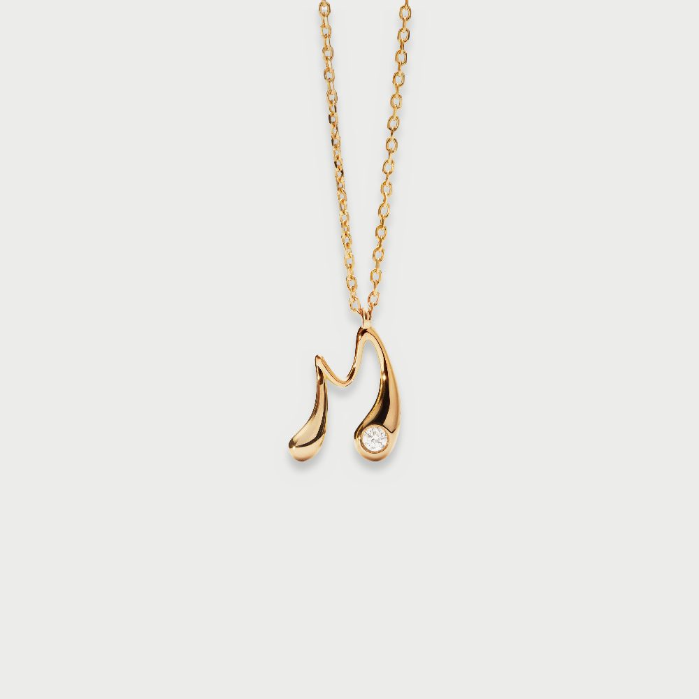 Collana con Pendente Iniziale M – PD Paola CO01-B86