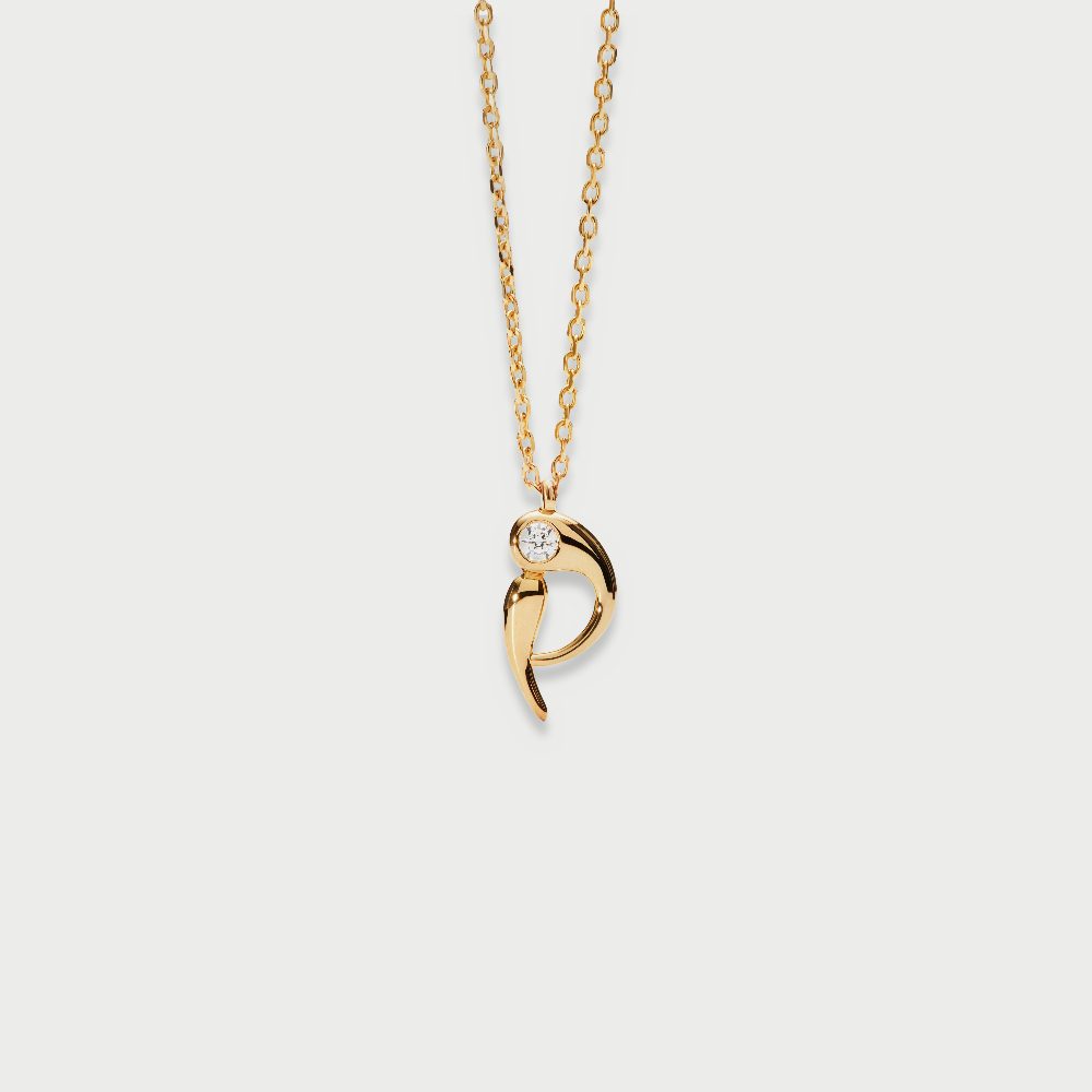 Collana con Pendente Iniziale P – PD Paola CO01-B89
