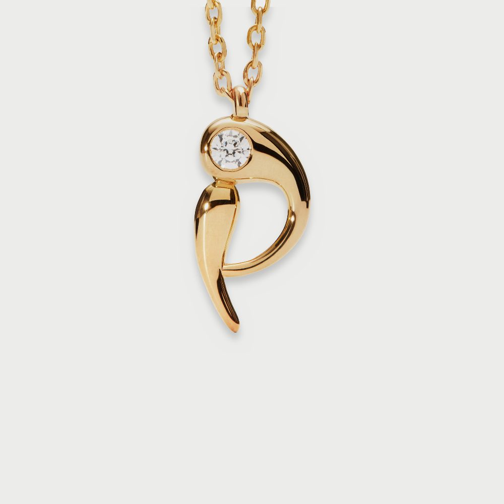 Collana con Pendente Iniziale P – PD Paola CO01-B89