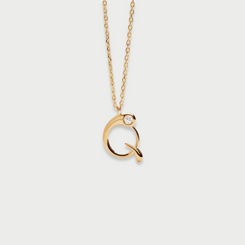 Collana con Pendente Iniziale Q – PD Paola CO01-B90