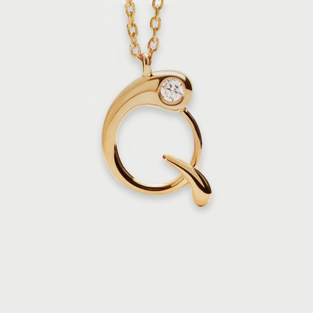 Collana con Pendente Iniziale Q – PD Paola CO01-B90
