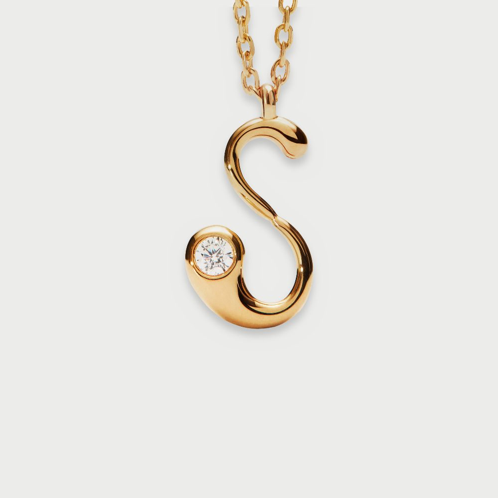Collana con Pendente Iniziale S – PD Paola CO01-B92