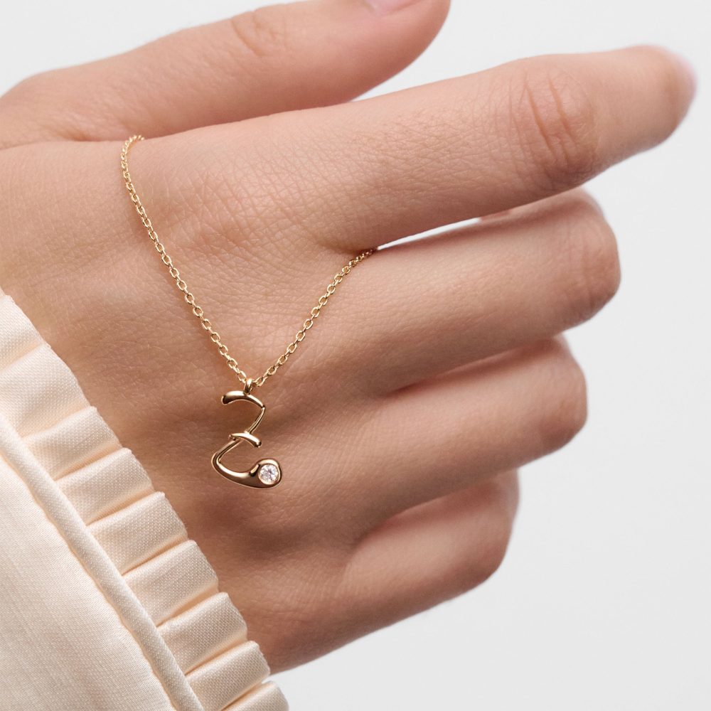 Collana con Pendente Iniziale Z – PD Paola CO01-B99 indossato