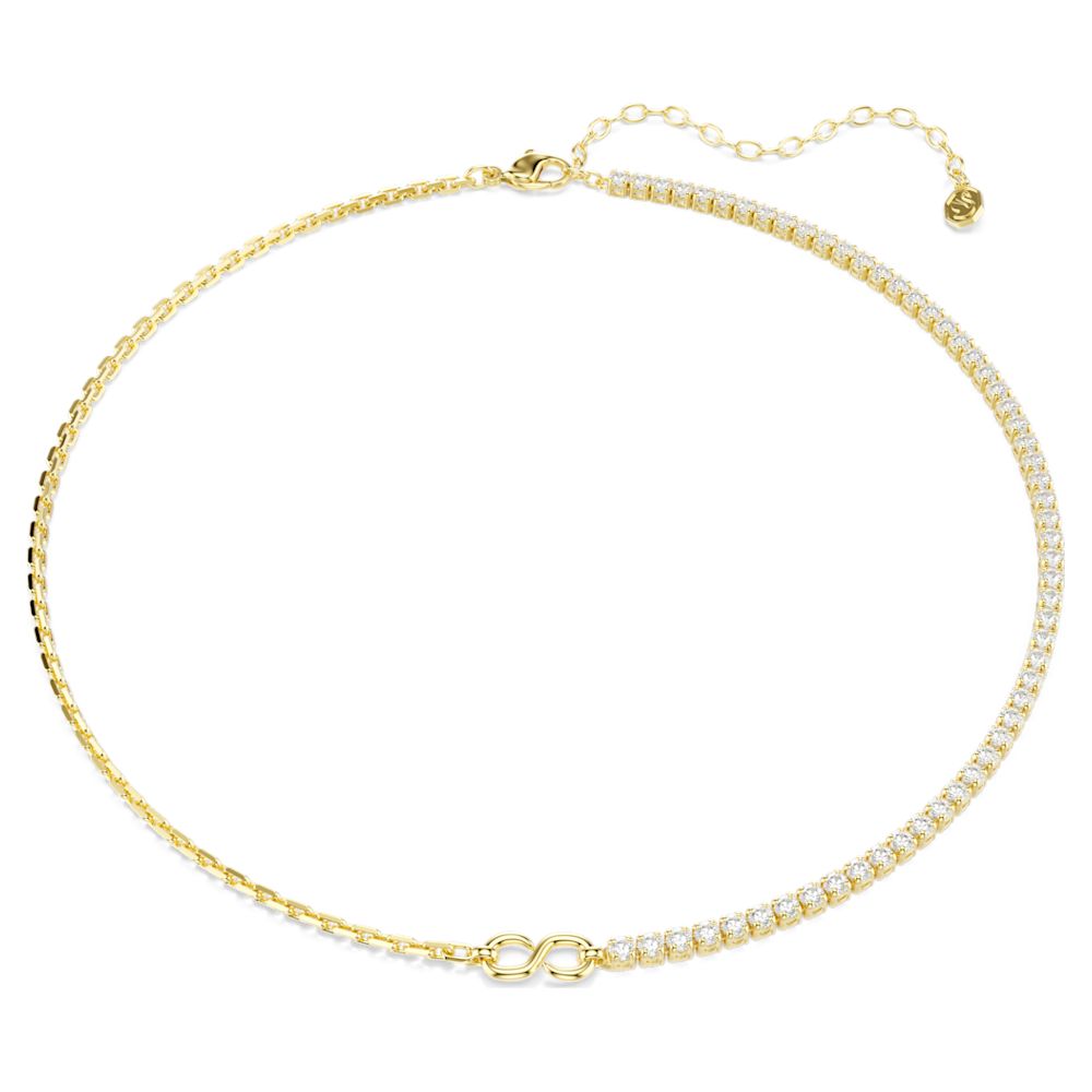 Collana Matrix Swarovski 5747717, bianca, finitura oro 18K