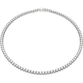 Collana Matrix Tennis placcata rodio Swarovski 5681801