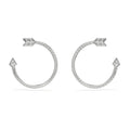 Orecchini a cerchio Idyllia freccia Swarovski 5741522