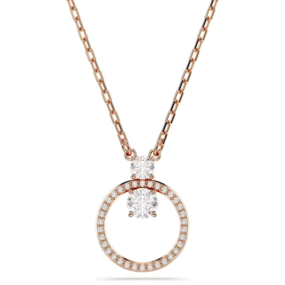 SWAROVSKI | Pendente Constella cerchio oro rosa
