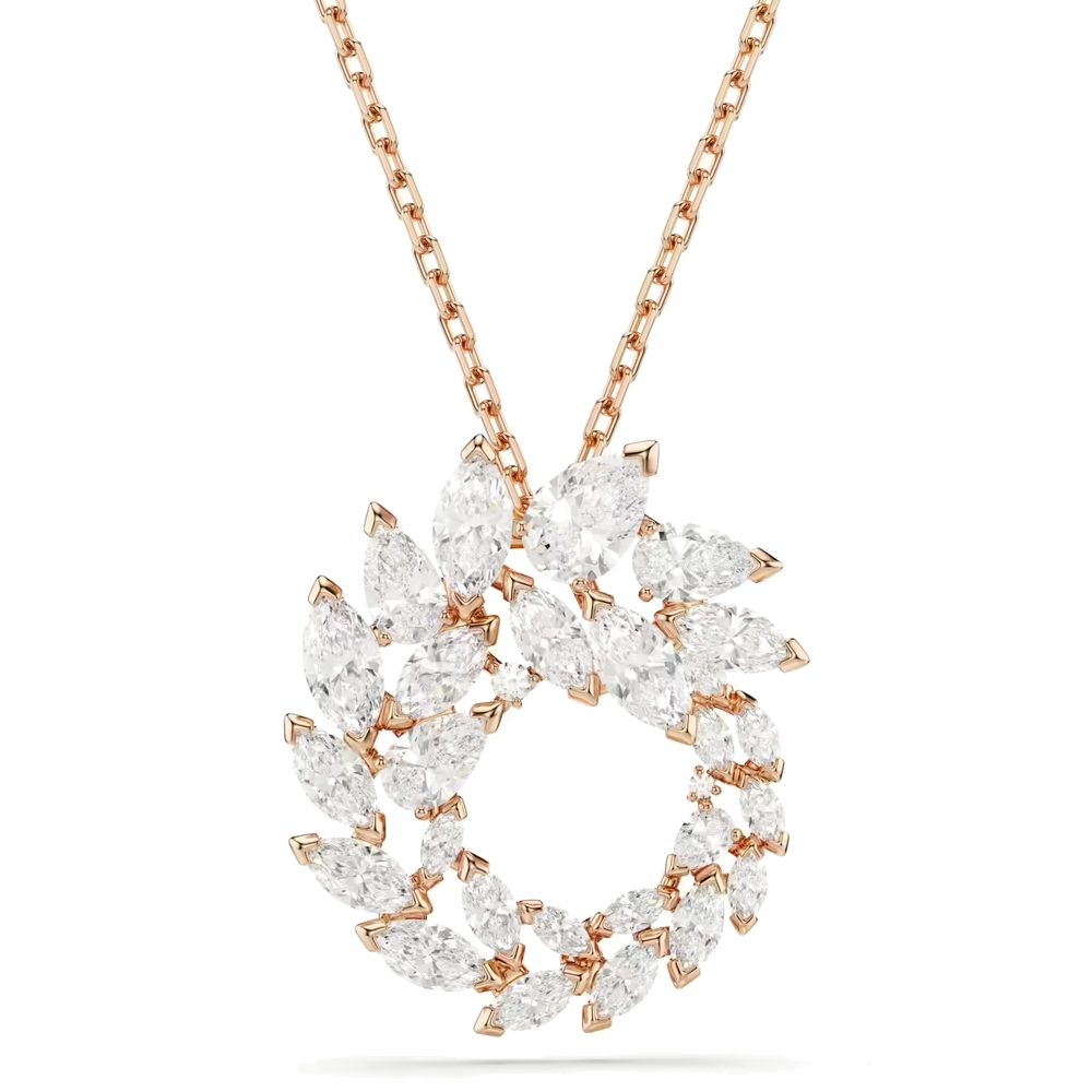 Pendente Mesmera cerchio oro rosa Swarovski 5764188