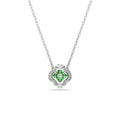 Pendente Una Angelic quadrifoglio verde Swarovski 5757785