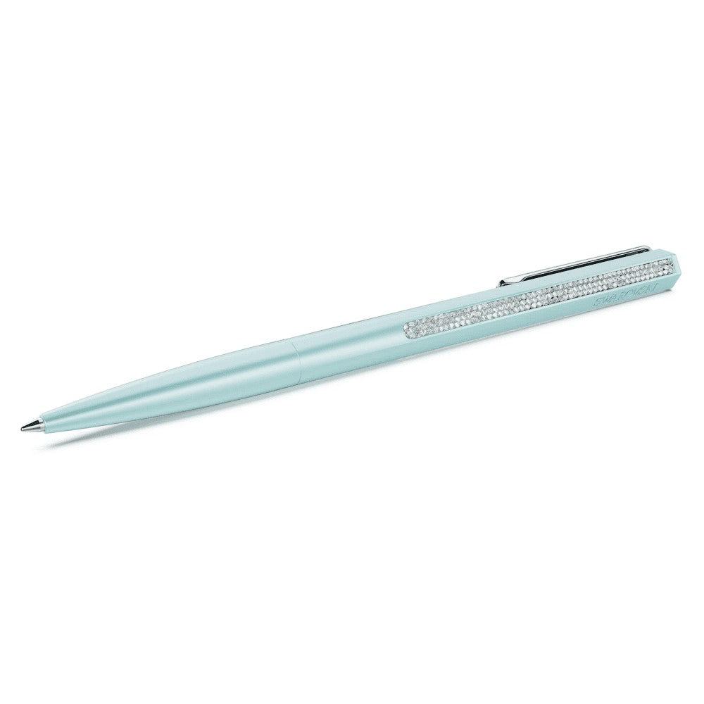 Penna a sfera Shimmer laccato azzurro Swarovski 5678190