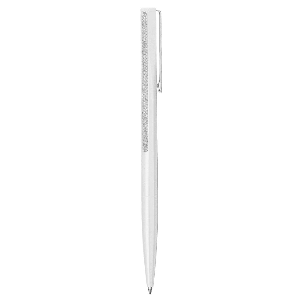 Penna a sfera Shimmer laccato bianco Swarovski 5678183 – foto 2