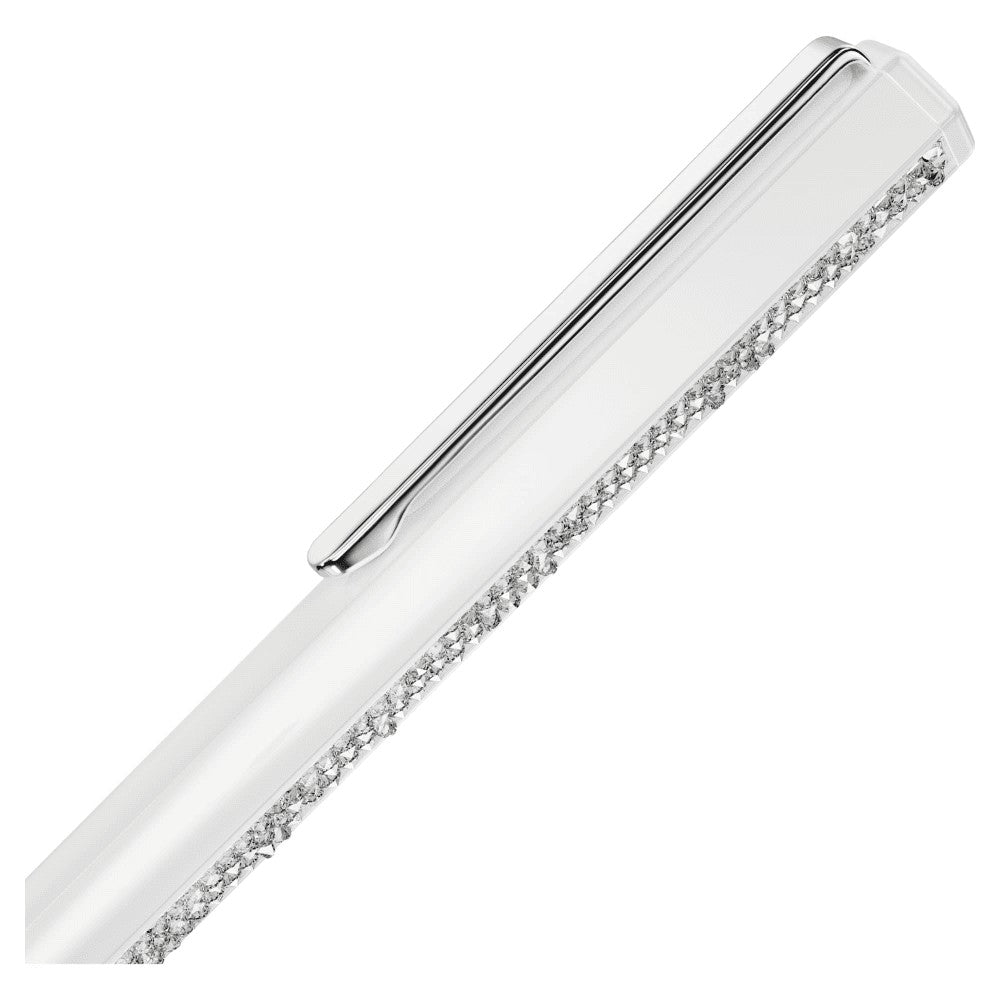 Penna a sfera Shimmer laccato bianco Swarovski 5678183 – foto 3